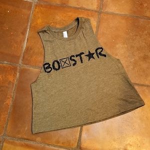 NWOT Boxstar crop muscle tank. Size small.